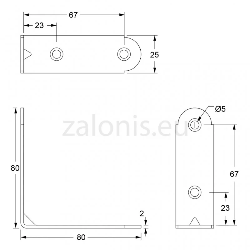ΓΩΝΙΑ 80x80x25 / ΓΑΛΒΑΝΙΖΕ ΜΕΤΑΛΛΙΚΕΣ ΓΩΝΙΕΣ ΕΠΙΠΛΩΝ